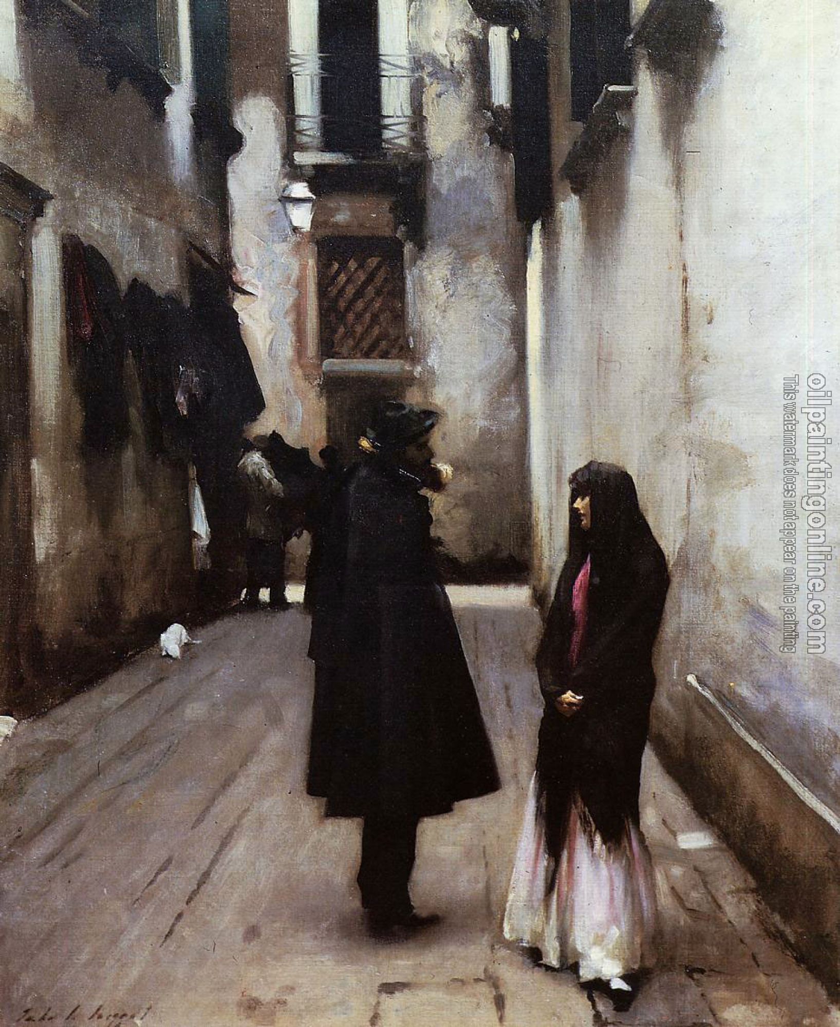 Sargent, John Singer - Venetian Street